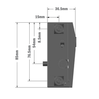 41-400-1 MODULAR SOLUTIONS PROFILE FASTNER<br>PANEL LOCK KIT W/QUICK RELEASE FASTENER & SAFETY EJECTORS